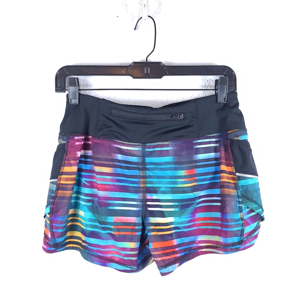 ATHLETA Ready Set Go Shorts Reflective Multi-color - Picture 7 of 9